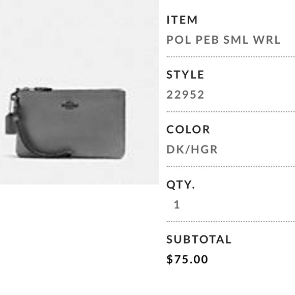 NWT Coach Wristlet Or Small Wallet - Picture 10 of 11